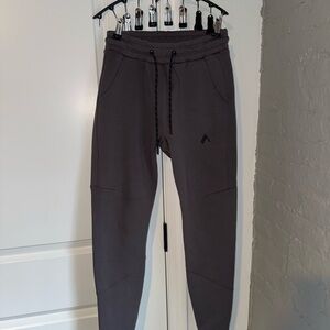 Alphalete Charcoal Grey Jogger Sweatpants with Drawstring